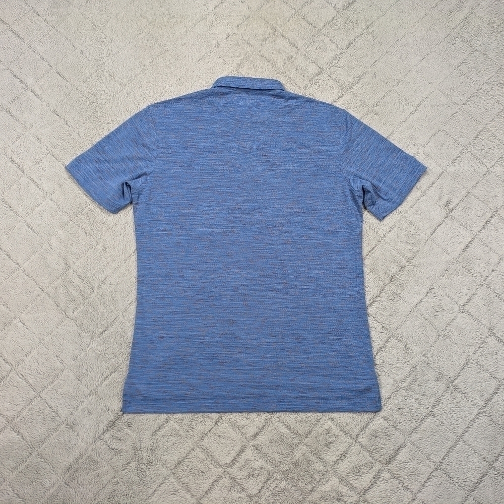 Johnnie-O Shirt Men's M Blue Liberty Multi Hale Polo Polyester Golf Casual - Picture 7 of 7